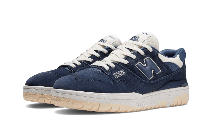 New Balance 550 Natural Indigo Suede - Image 2