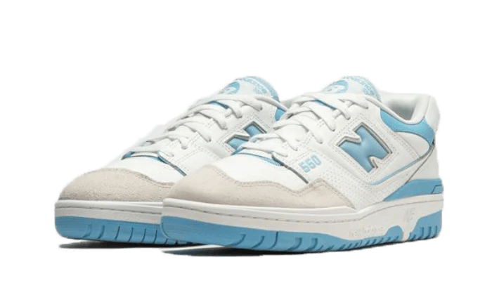 New Balance 550 White Blue Haze Rain Cloud - Image 2