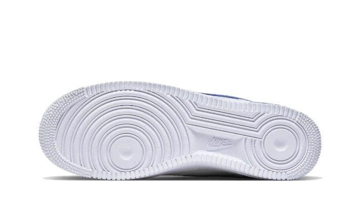 Nike Air Force 1 Low '07 FM Cut Out Swoosh White Game Royal - Image 3