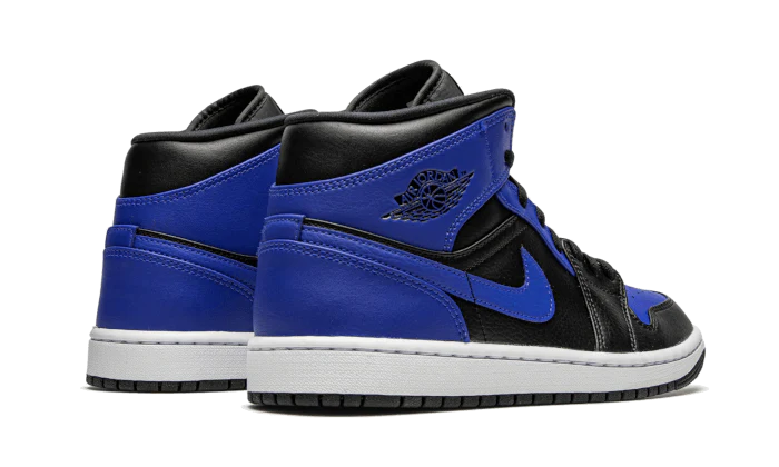 Air Jordan 1 Mid Hyper Royal Tumbled Leather - Image 3