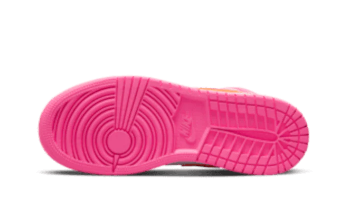 Air Jordan 1 Mid Pinksicle Safety Orange - Image 4