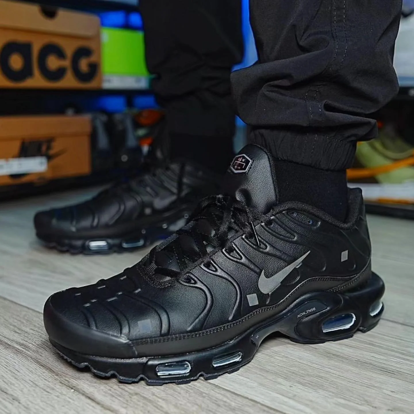 Nike Air Max Plus A-COLD-WALL Black - Image 2