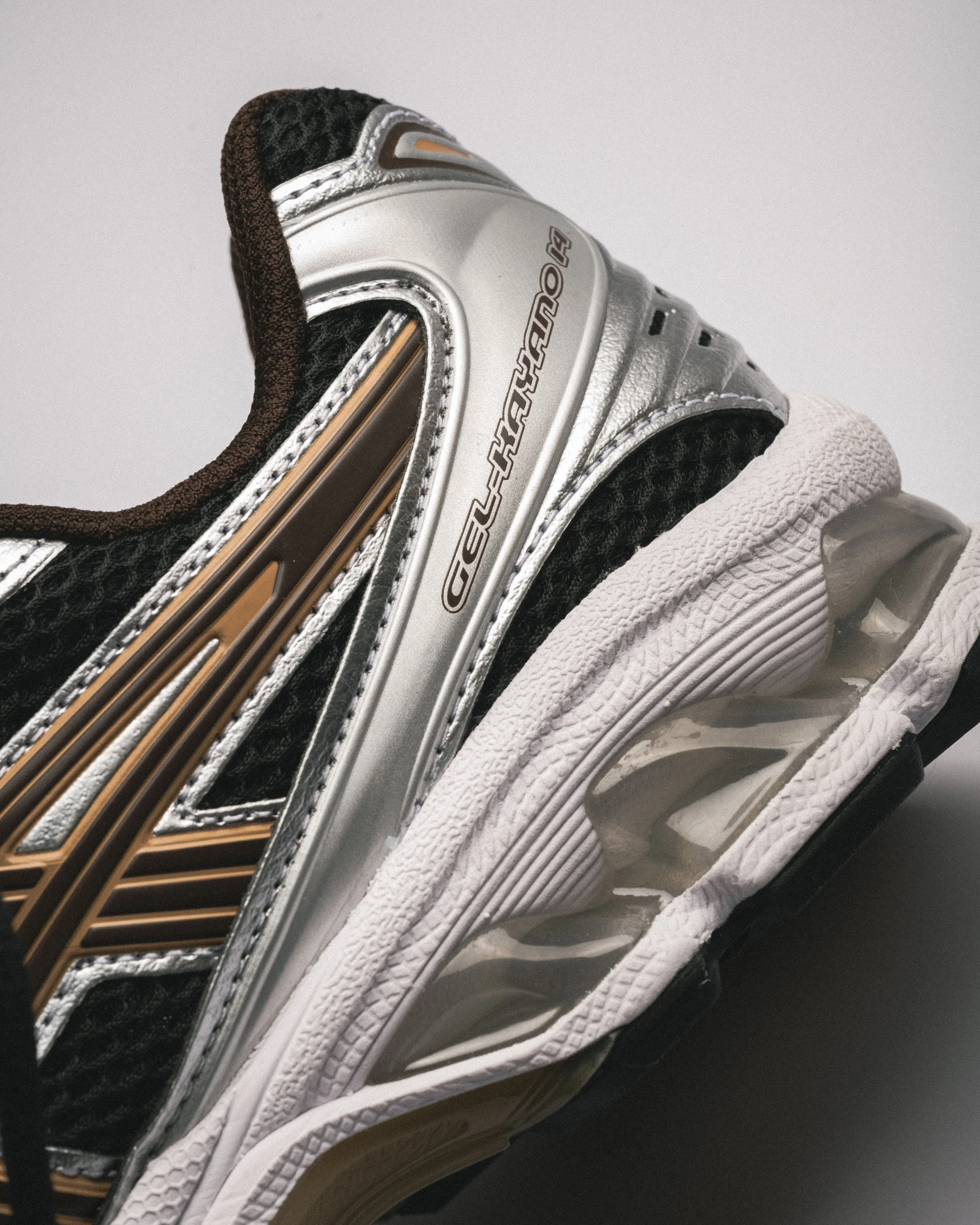 ASICS Gel-Kayano 14 Black Coffee Silver - Image 3