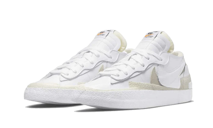 Nike Blazer Low Sacai White Patent - Image 2