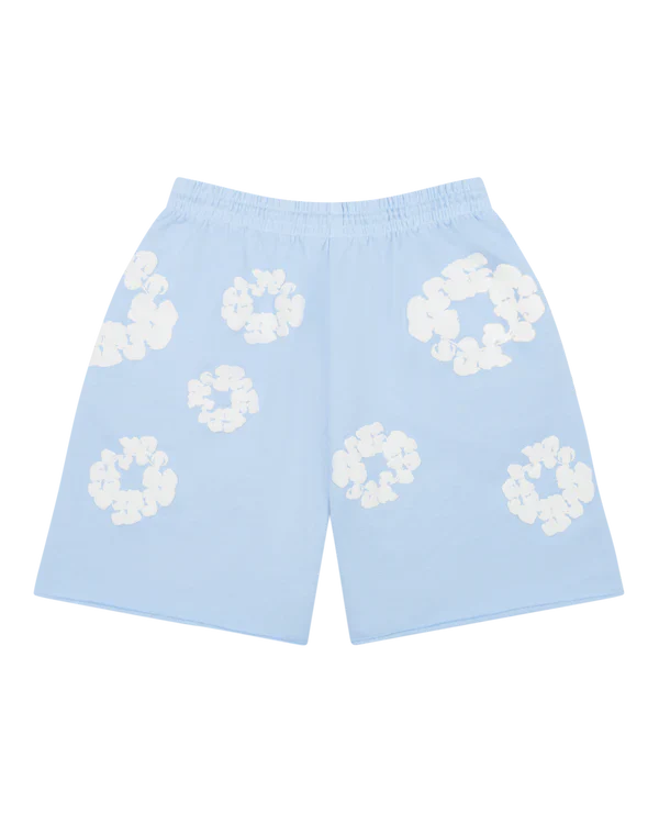 Denim Tears The Cotton Wreath Shorts Powder Blue - Image 2