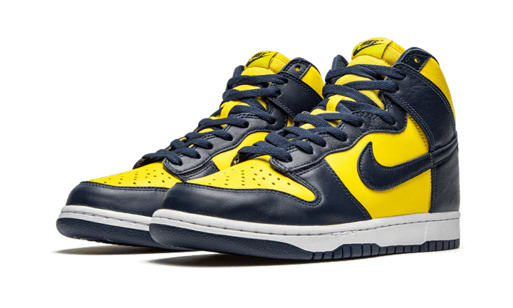 Nike Dunk High Maize & Blue (Michigan) - Image 2