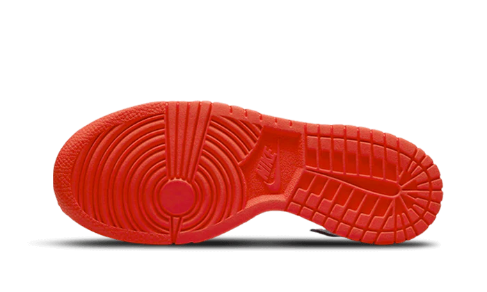 Nike Dunk High White Picante Red - Image 3