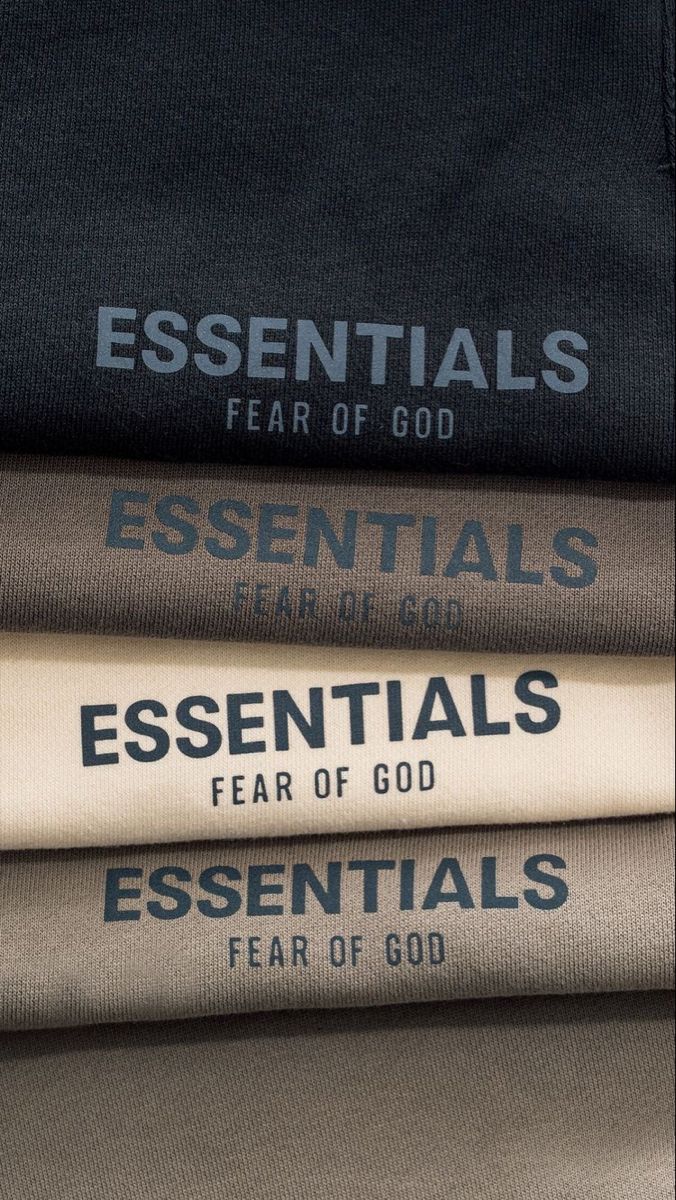 Fear of God Essentials FW23 Jet Black Hoodie - Image 2