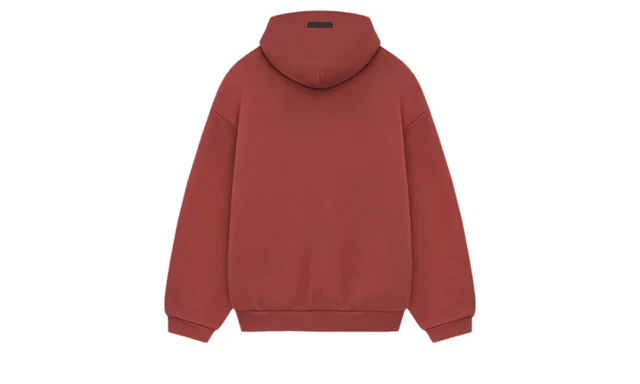 Fear of God Essentials FW24 Crimson Hoodie - Image 2