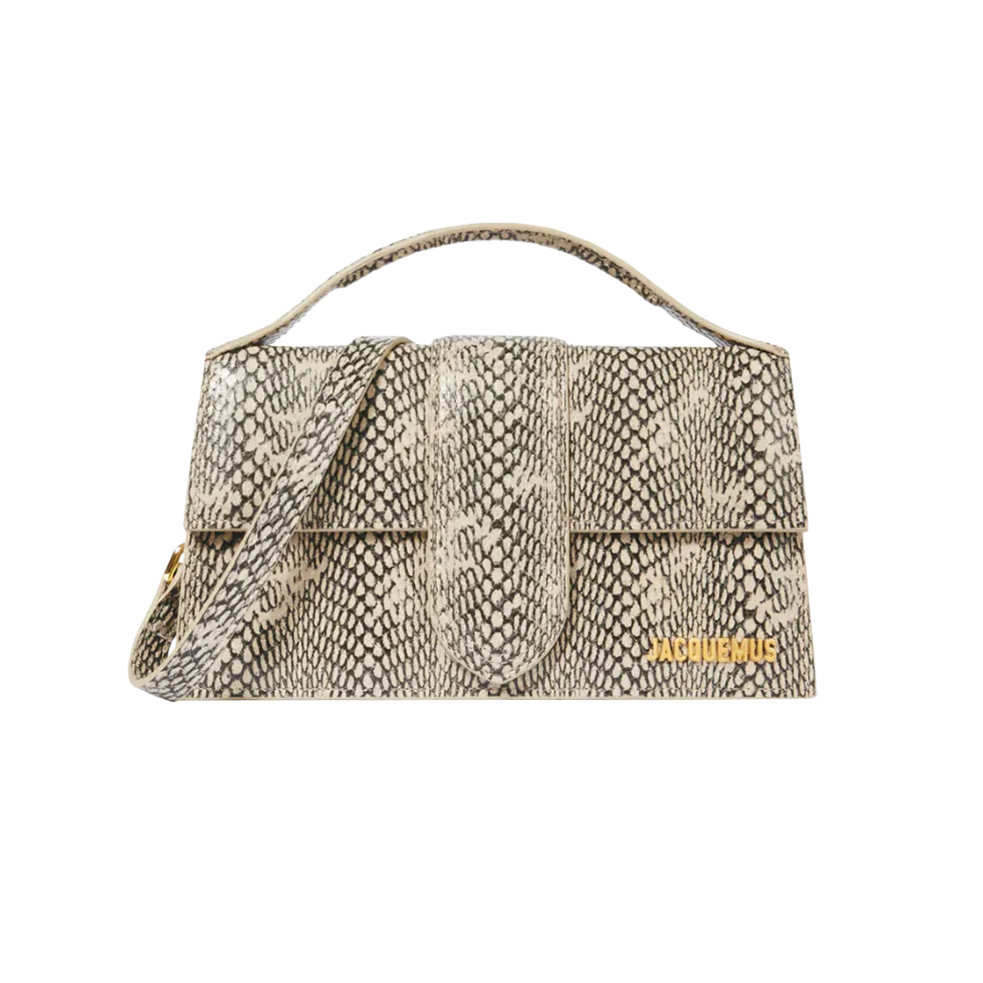 Jacquemus Le Grand Bambino Python light