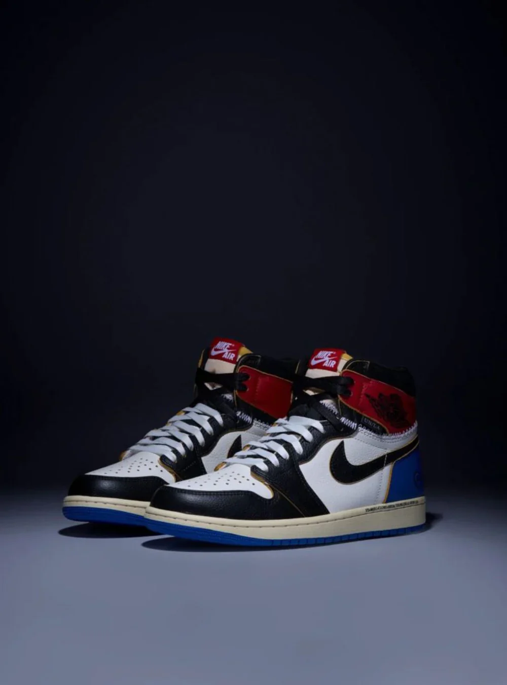 Jordan 1 Retro High OG SP Fragment x Union LA Varsity Red Sport Royal - Image 2