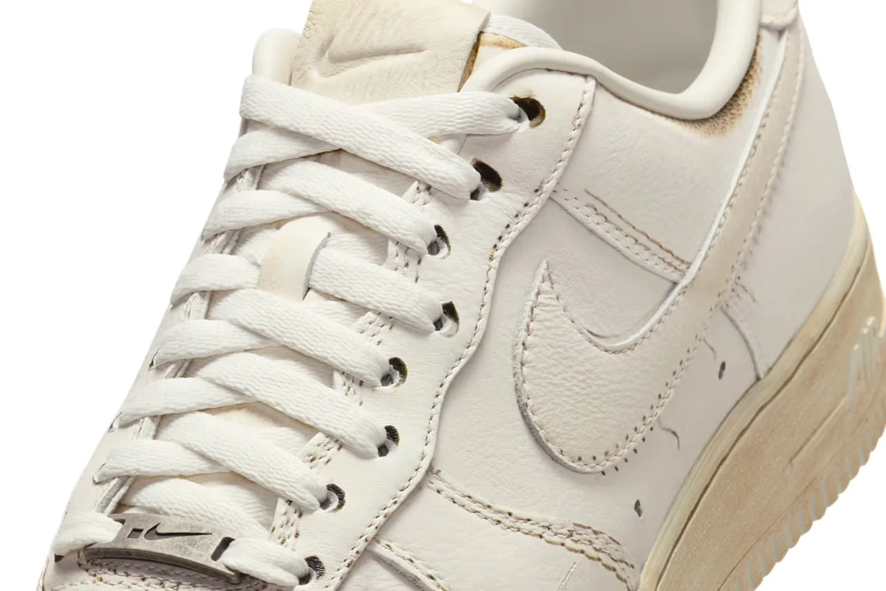 Nike Air Force 1 Low .SWOOSH Dirty Triple White - Image 5