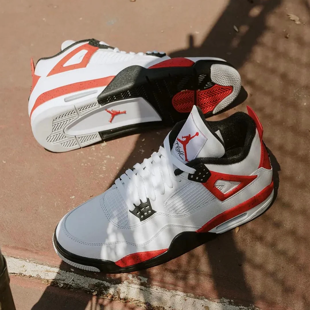 Nike Air Jordan 4 Retro Red Cement - Image 5