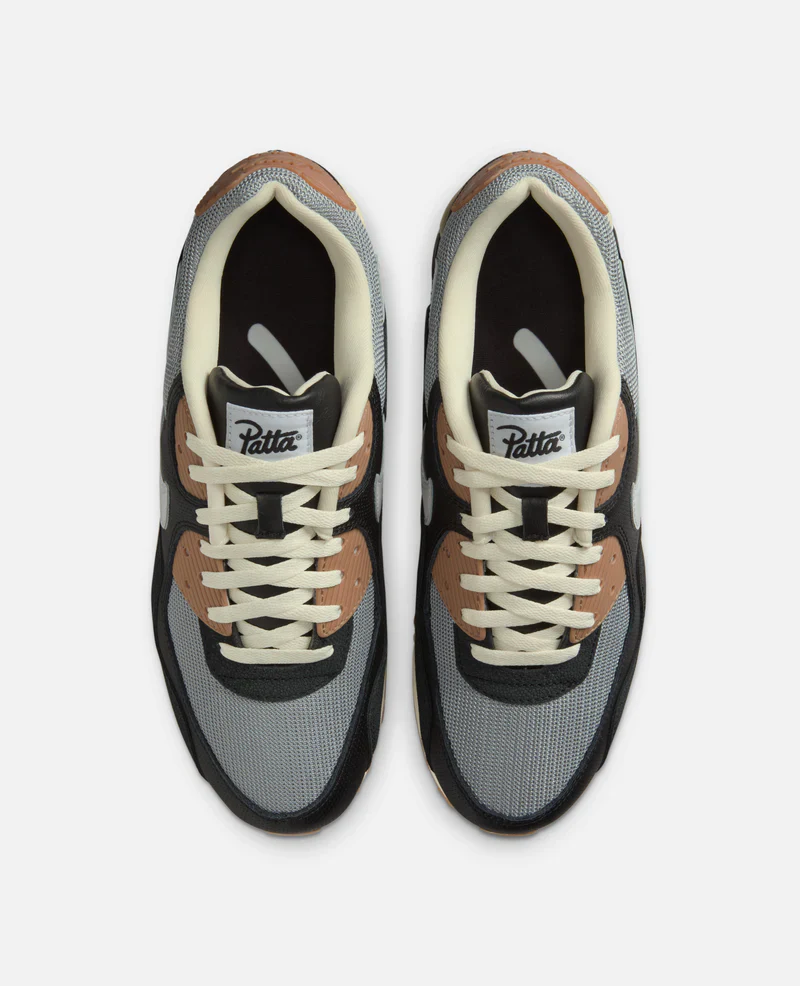 Nike Air Max 90 SP Patta Waves Black Particle Grey - Image 5
