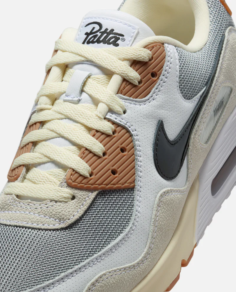 Nike Air Max 90 SP Patta Waves Particle Grey Coconut Milk - Image 2