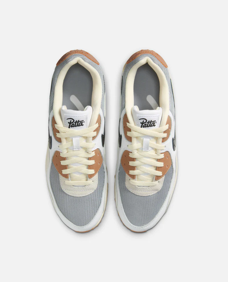 Nike Air Max 90 SP Patta Waves Particle Grey Coconut Milk - Image 5