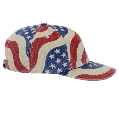 Supreme Pigment Coated S Logo 6-Panel Cap (SS26) Flag - Image 2