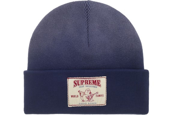 Supreme True Religion Beanie (FW25) Navy - Image 2